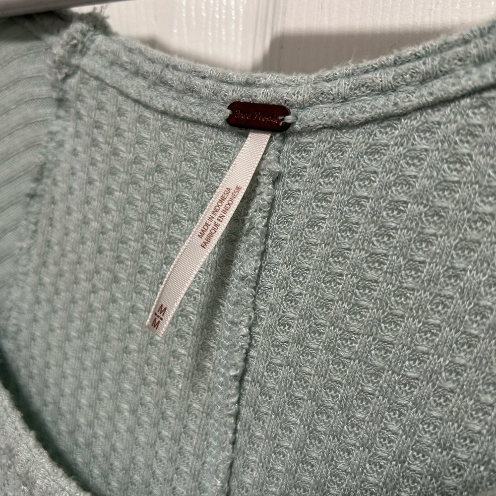 Free People Sage Ribbed Tunic Top - Picture 2 of 7